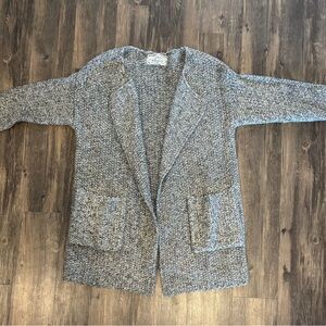Pink Martini Heathered Gray Cardigan
